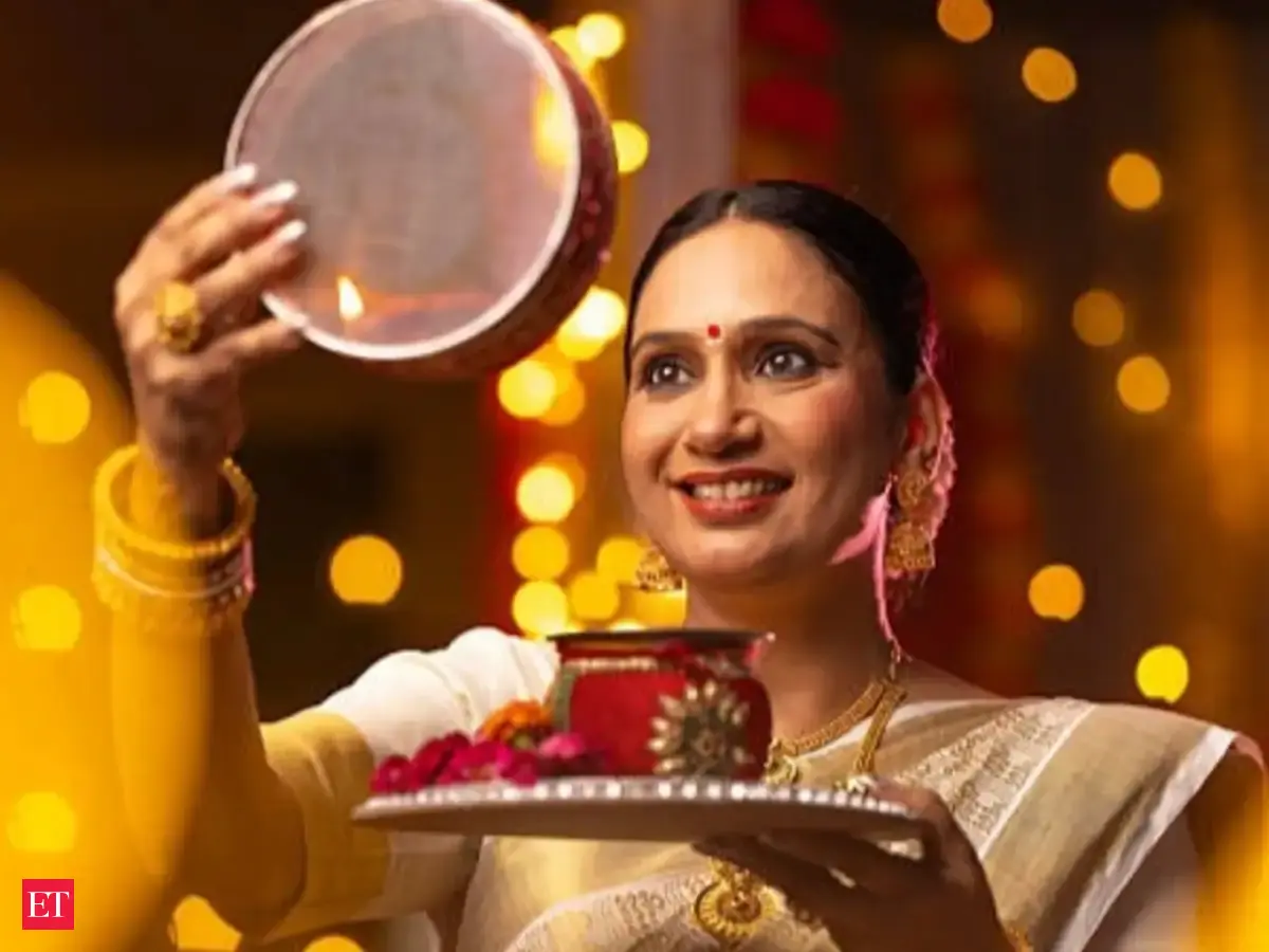 A collection of thoughtful Karwa Chauth gifts for wife, including jewelry, spa items, and a gift box.