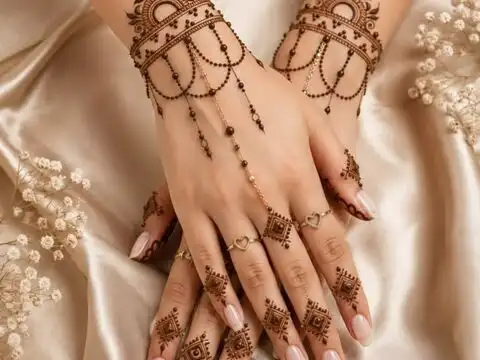 Mehndi Bracelet Pattern