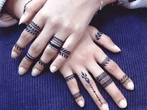 Finger Ring Mehndi Design