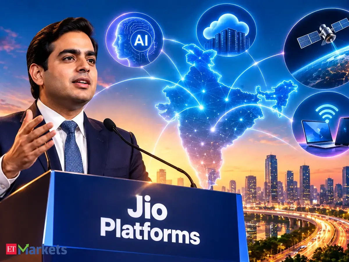 Akash Ambani announces Jio’s next big mission after data: Bring AI, cloud and space connectivity to every Indian