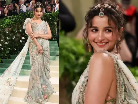 Pastel floral saree for a fresh, modern vibe