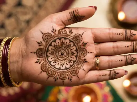 Mandala mehendi design