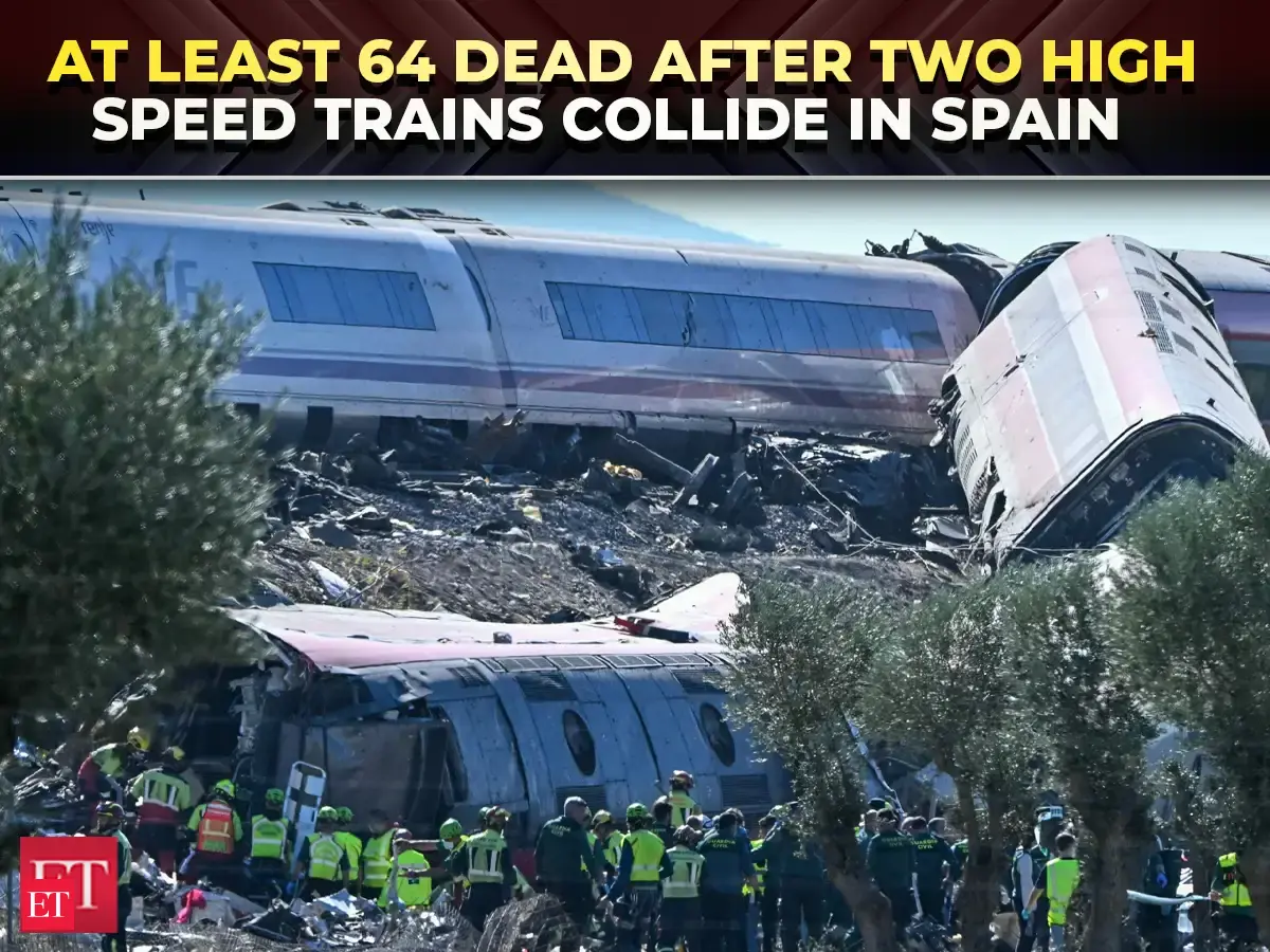 At least 64 killed in Spanish high-speed train crash with dozens seriously injured