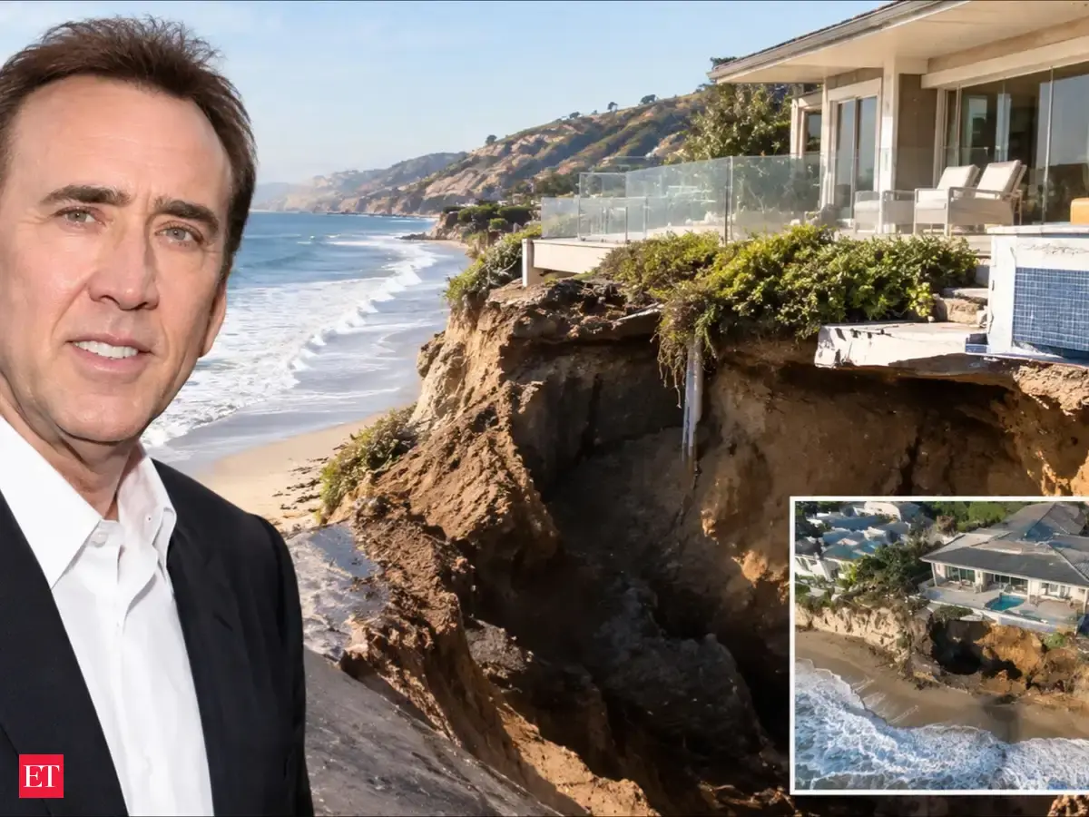 Nicolas Cage Malibu home sinkhole: Nicolas Cage’s Malibu home faces a ...