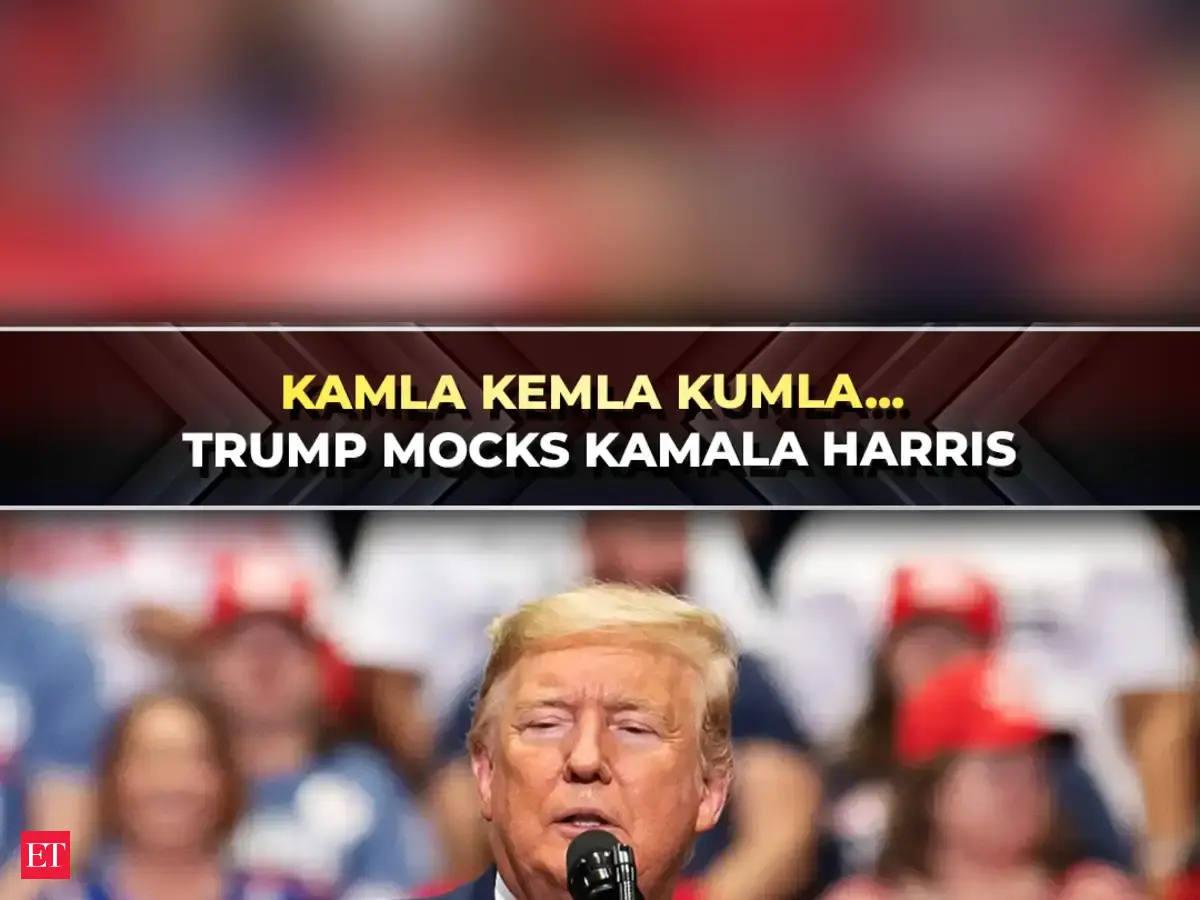 US midterms: Trump makes fun of Kamala Harris’ name - The Economic ...