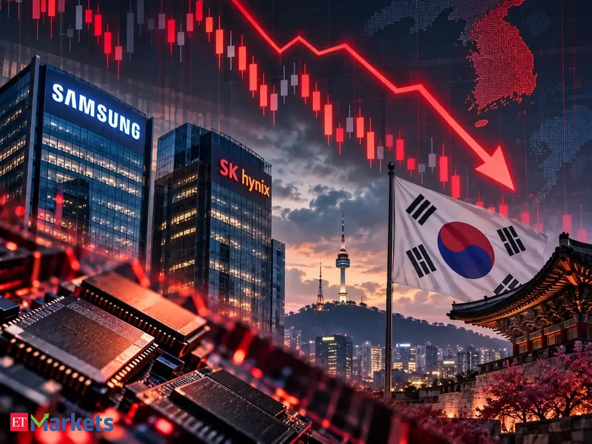 Global Market: South Korean stocks tumble over 5% as AI spending concerns hit chipmakers