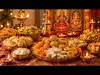 spring festival edible plants parade attendees dishes buddhist temple ...