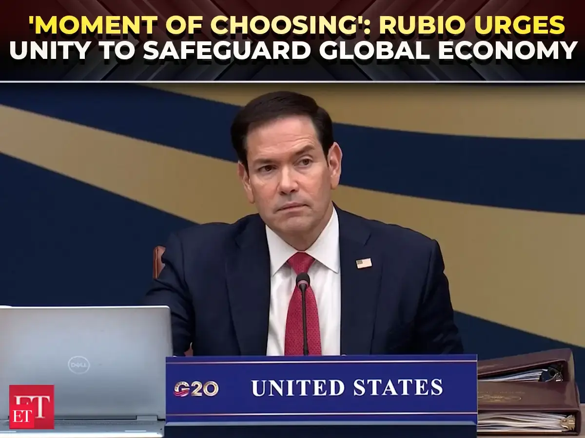 G20 Summit: Marco Rubio warns of disruptions to global energy and food supplies