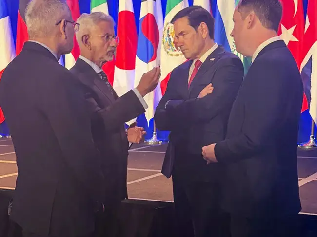 "Took stock of our bilateral cooperation": EAM Jaishankar meets US Secy of State Rubio on sidelines of G20