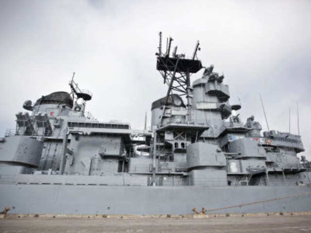 Retired military vessel USS Iowa
