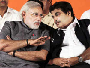 Image result for BJP is questioned by Gadkari for accountability