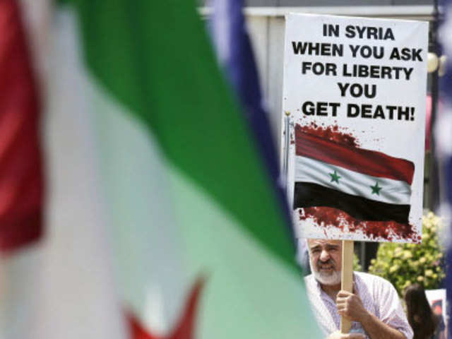 Protests against the Syrian regime