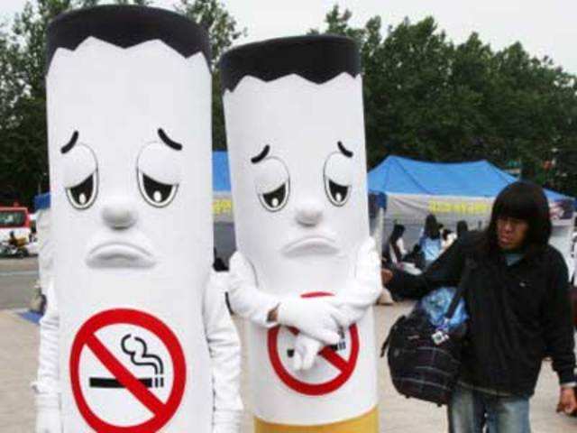 A campaign marking the World No Tobacco Day in Seoul