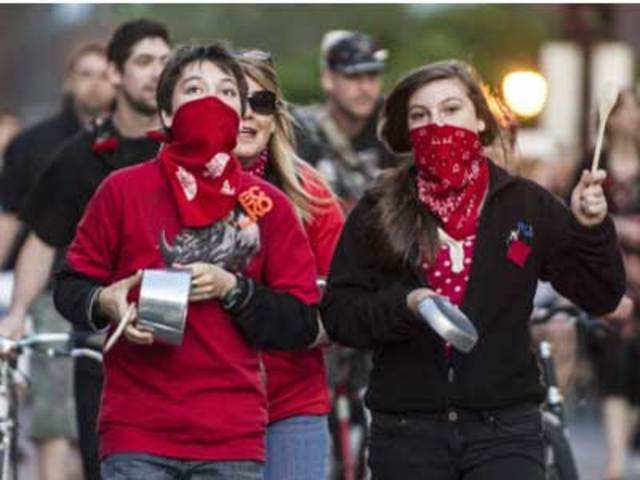 Student protests continue in Quebec