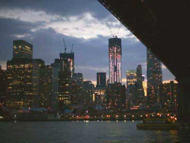 One World Trade Center at ground zero in New York