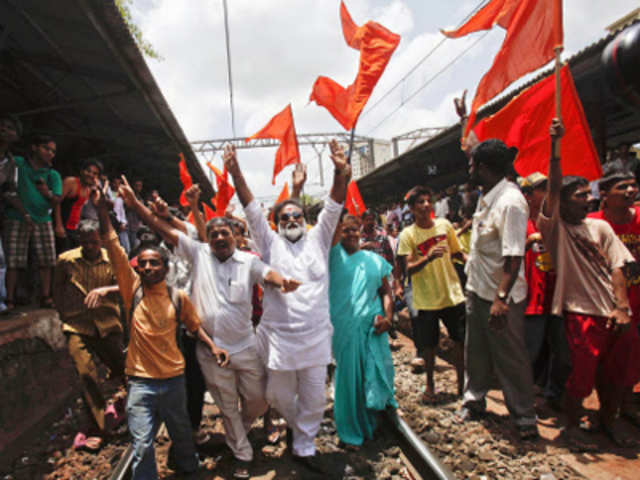 Protest against the hike in petrol prices in Mumbai