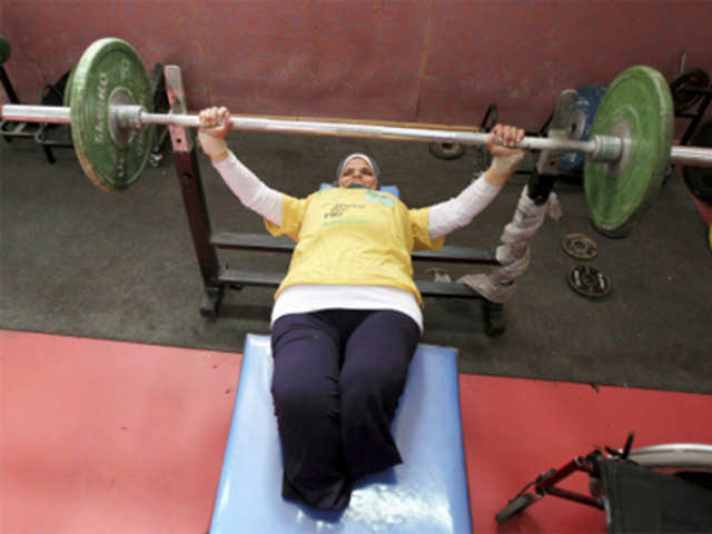 Jordanian weightlifter Fatimah preparing for 2012 London Paralympic Games