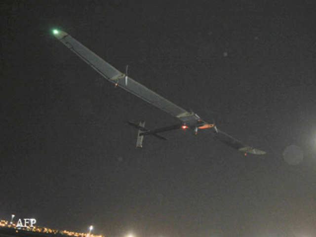 Solar Impulse plane's first intercontinental trip
