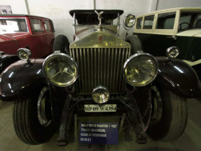 A Vintage Rolls Royce car
