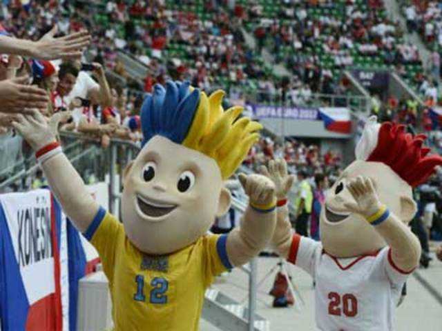Euro 2012 football championships mascots