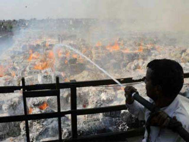 Fire at Khanna Paper Mill in Amritsar