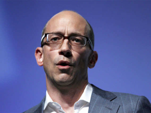 Twitter's CEO Dick Costolo gestures during a conference at the Cannes Lions