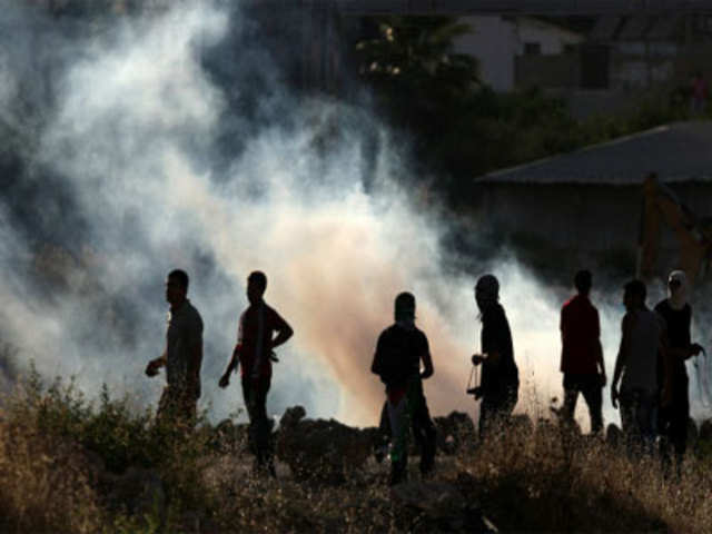 Palestinian protestors