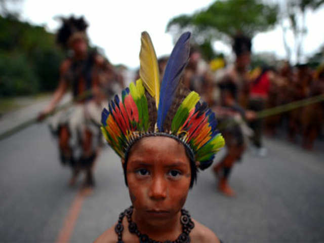 Brazilian natives at RioCentro