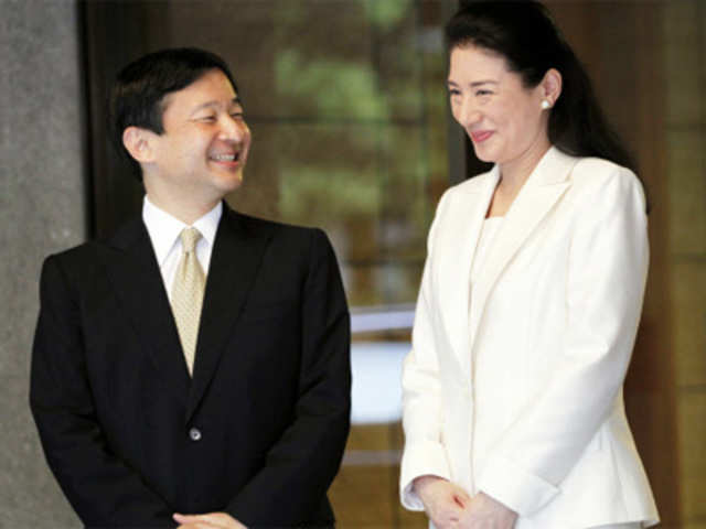 Japan's Crown Prince Naruhito and his wife Crown Princess Masako