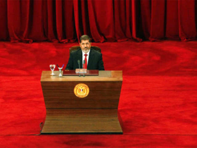 Egypt's new President Mohamed Mursi