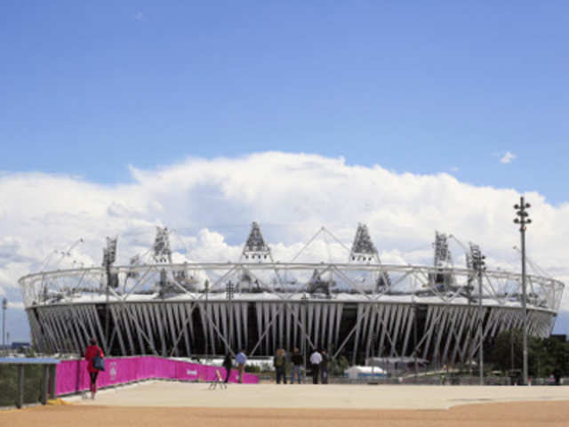The Olympic Stadium in London