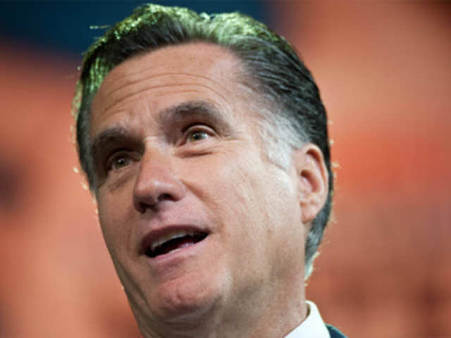 US Republican presidential candidate Mitt Romney