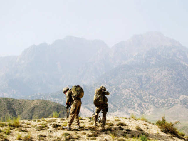 Paratroopers in Afghanistan's Paktiya province