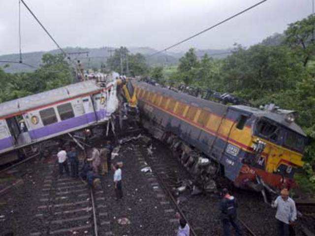 Train accident near Kasara, about 100 km from Mumbai