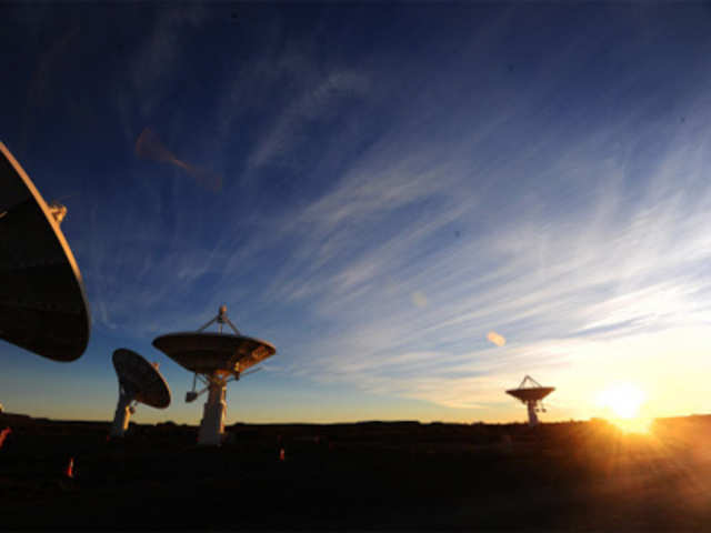 South Africa's Karoo-based KAT-7 radio telescope