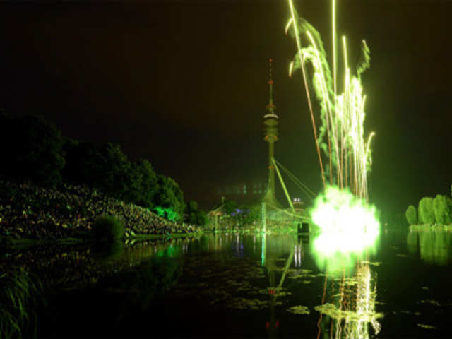 Fireworks in Munich