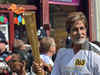 Amitabh Bachchan carries Olympic torch in London
