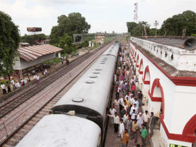 Stranded train in Lucknow
