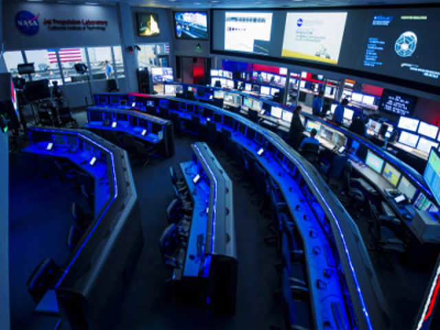 Control rooms at the Jet Propulsion Laboratory