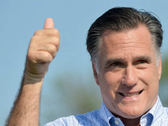 US Republican presidential candidate Mitt Romney
