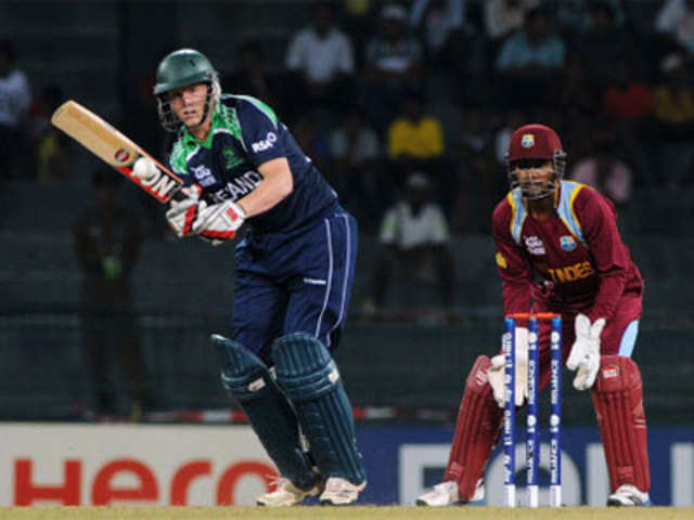 The ICC Twenty20 Cricket World Cup match between Ireland and West Indies
