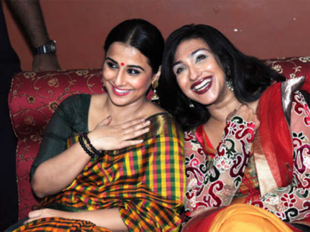 Actress Vidya Balan and Rituparna Sengupta