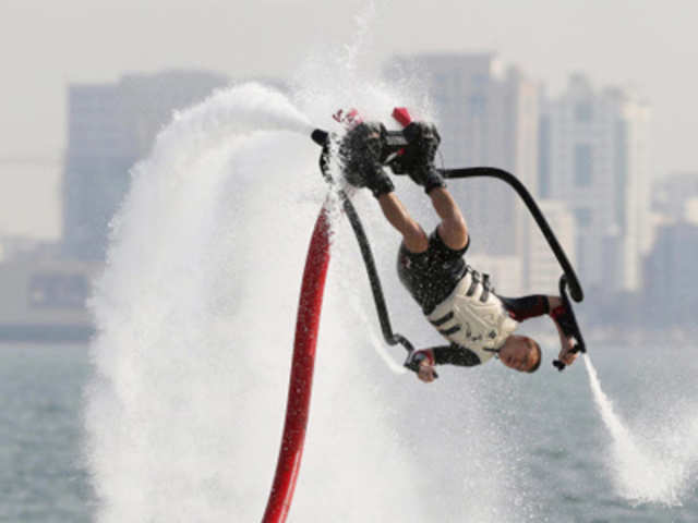 The Fly Board World Championship qualifier in Doha