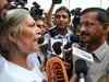 Anna Hazare supporter Annie Kohli again confronts Arvind Kejriwal