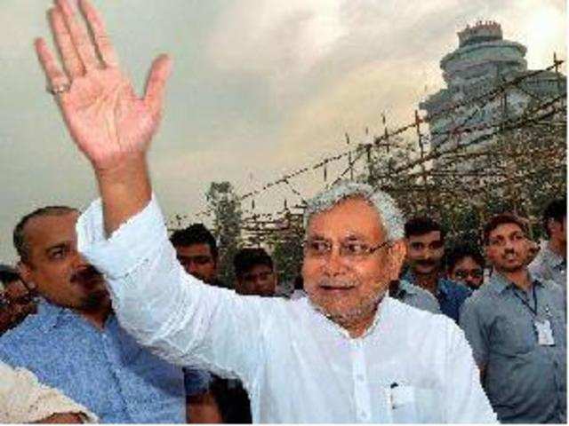 Patna: Bihar Chief Minister Nitish Kumar taking stock of preparations for JD-U's...