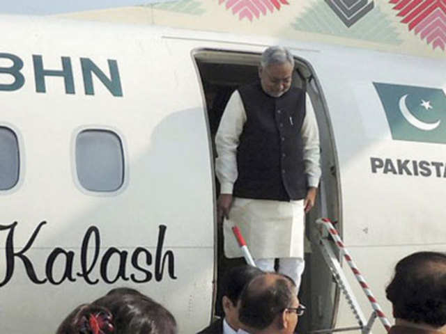 Bihar Chief Minister Nitish Kumar arrives at Sindh province of Pakistan