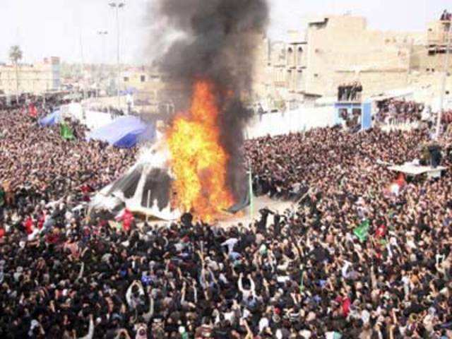 The religious festival of Ashura in Kerbala