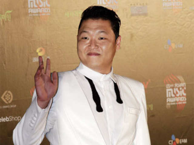 South Korean singer Psy in Hong Kong