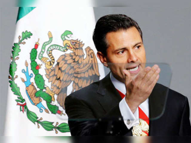 Mexico's newly sworn-in President: Enrique Pena Nieto 