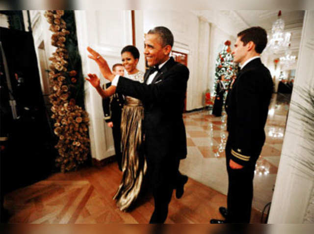 Obama arrives to honour 2012 Kennedy Center honorees